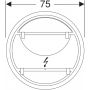 Lustro 75x75 cm okrągłe z oświetleniem 502798001 Geberit Option Round zdj.2