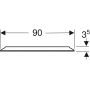 Lustro 90x90 cm okrągłe z oświetleniem 502799001 Geberit Option Round zdj.3