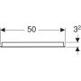 Lustro 50x70 cm prostokątne z oświetleniem 502804001 Geberit Option Basic Square zdj.2