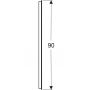 Lustro 60x90 cm prostokątne z oświetleniem 502812001 Geberit Option Basic Square zdj.3