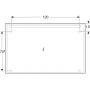 Lustro 140x90 cm prostokątne z oświetleniem 502816001 Geberit Option Basic Square zdj.4