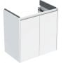 Szafka 59x36.5x60 cm podumywalkowa wisząca biała 504075011 Geberit Selnova Compact zdj.1