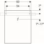 Lustro 60x75 cm 840760000 Geberit iCon zdj.2