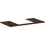 Blat naszafkowy 98x55 cm orzech 54095630 Hansgrohe Xelu Q zdj.1