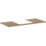 Blat naszafkowy 118x55 cm dąb 54096230 Hansgrohe Xelu Q zdj.1