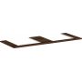 Blat naszafkowy 136x55 cm orzech 54099630 Hansgrohe Xelu Q zdj.1