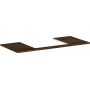 Blat naszafkowy 118x55 cm orzech 54111630 Hansgrohe Xelu Q zdj.1