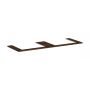 Blat naszafkowy 156x55 cm orzech 54112630 Hansgrohe Xelu Q zdj.1