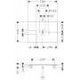 Blat naszafkowy 78x55 cm dąb 54113230 Hansgrohe Xelu Q zdj.2