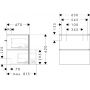 Szafka 63x47x62 cm podumywalkowa wisząca biała 54256700 Hansgrohe Xilesa E zdj.2
