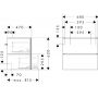 Szafka 68x47x62 cm podumywalkowa wisząca dąb 54258550 Hansgrohe Xilesa E zdj.2