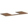 Blat naszafkowy 118x55 cm dąb 54271550 Hansgrohe Xilesa E zdj.1