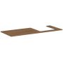 Blat naszafkowy 137.5x55 cm dąb 54273550 Hansgrohe Xilesa E zdj.1