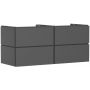 Szafka 137.5x55x62 cm podumywalkowa wisząca szara 54306760 Hansgrohe Xilesa E zdj.1