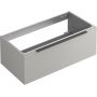 Szafka 100x50x35 cm podumywalkowa wisząca szara 50S100O2 Kludi Icos zdj.1