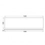 Blat naszafkowy 180x50 cm szary 50T180O2 Kludi Icos zdj.2