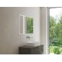 Szafka 100x17x70 cm z lustrem KB100206CR Kronenbach Cube 2.0 zdj.5