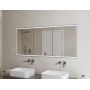 Szafka 140x17x70 cm z lustrem KB100213CR Kronenbach Cube 2.0 zdj.5