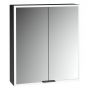 Szafka 60x17x70 cm z lustrem czarna KB100216MB Kronenbach Cube 2.0 zdj.1
