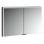 Szafka 100x17x70 cm z lustrem czarna KB100218MB Kronenbach Cube 2.0 zdj.1