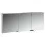 Szafka 160x17x70 cm z lustrem czarna KB100222MB Kronenbach Cube 2.0 zdj.1