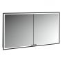 Szafka 120x17x70 cm z lustrem czarna KB100227MB Kronenbach Cube 2.0 zdj.1