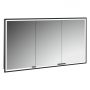 Szafka 120x17x70 cm z lustrem czarna KB100228MB Kronenbach Cube 2.0 zdj.1