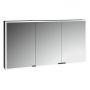 Szafka 130x17x70 cm z lustrem czarna KB100234MB Kronenbach Cube 2.0 zdj.1