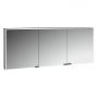 Szafka 180x17x70 cm z lustrem czarna KB100238MB Kronenbach Cube 2.0 zdj.1