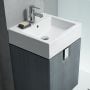 Umywalka 60x46 cm prostokątna ścienna-meblowa biała L51160000 Koło Twins zdj.7