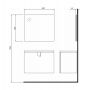 Lustro 80x70 cm 88476000 Koło Twins zdj.2