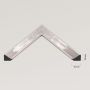 Lustro 135.2x45.2 cm prostokątne nikiel HELSINKI40130N Ars Longa Helsinki zdj.2