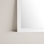 Lustro 73x53 cm prostokątne białe LINEA5070B Ars Longa Linea zdj.5