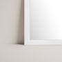 Lustro 53x43 cm prostokątne białe LINEA4050BS Ars Longa Linea zdj.5