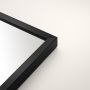 Lustro 53x43 cm prostokątne czarne LINEA4050CS Ars Longa Linea zdj.5
