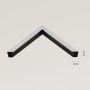 Lustro 153x53 cm prostokątne nikiel LINEA50150N Ars Longa Linea zdj.2
