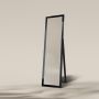 Lustro 64.6x174.6 cm prostokątne czarne LSMALAGA50160C Ars Longa Malaga zdj.3