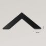 Lustro 57.8x167.8 cm prostokątne czarne LSSLIM50160CS Ars Longa Slim zdj.5