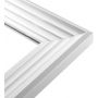 Lustro 54.4x144.4 cm prostokątne biały MALAGA40130B Ars Longa Malaga zdj.3