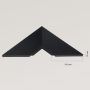 Lustro 117.4x67.4 cm prostokątne czarne PLATO50100C Ars Longa Plato zdj.2