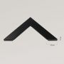 Lustro 157.8x57.8 cm prostokątne czarne SLIM50150CS Ars Longa Slim zdj.2