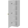 Szafka 34.5x31.8x130 cm boczna wisząca biała 2418 Megstyl Arcos zdj.4