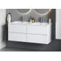 Szafka 60x45.8x50 cm podumywalkowa wisząca biała 2549 Megstyl Etna zdj.11