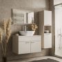 Szafka 80x45.6x50 cm podumywalkowa wisząca 4942 Megstyl Ceniza zdj.5