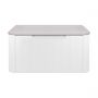 Szafka 80x46x39 cm podumywalkowa wisząca biała 60023000 Oltens Hamnes zdj.6