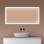 Lustro 60x120 cm prostokątne z oświetleniem z matą grzewczą 64107000 Oltens Nordlis zdj.9