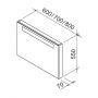 Lustro 80x55 cm X000000955 Ravak Classic zdj.2