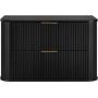 Szafka z blatem 80.4x41.5x51.7 cm podumywalkowa wisząca czarna 5906154450348 Rodan Elegance zdj.3