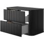 Szafka z blatem 80.4x41.5x51.7 cm podumywalkowa wisząca czarna 5906154450348 Rodan Elegance zdj.4