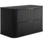 Szafka z blatem 80.4x41.5x51.7 cm podumywalkowa wisząca czarna 5906154450348 Rodan Elegance zdj.1